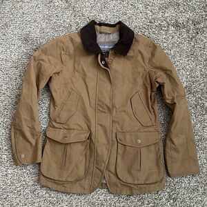 Women’s Eddie Bauer Sport Shop Barn Jacket with Corduroy Collar and Cuffs